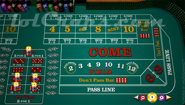 Craps Odds Bet Payout