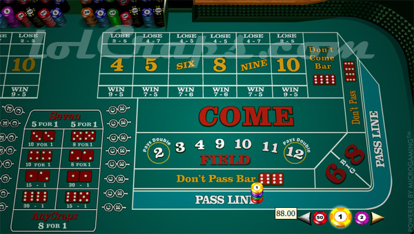 Craps odds payouts